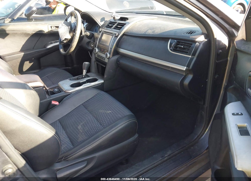 2012 TOYOTA CAMRY SE VIN: 4T1BF1FK4CU138350