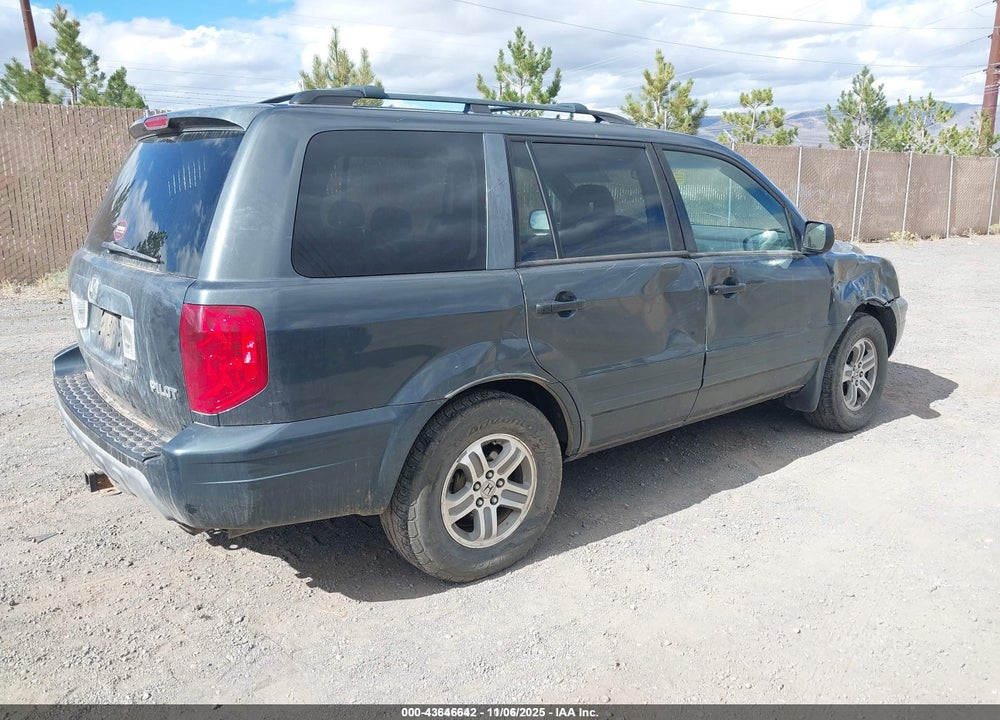 2005 HONDA PILOT EX-L VIN: 2HKYF18715H561486