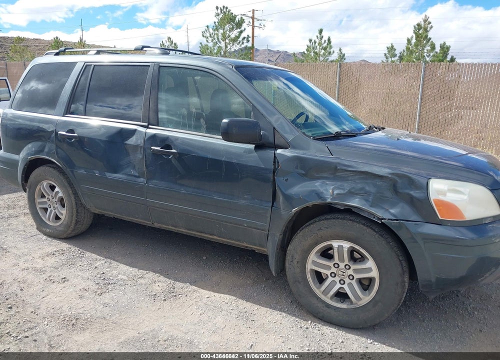 2005 HONDA PILOT EX-L VIN: 2HKYF18715H561486