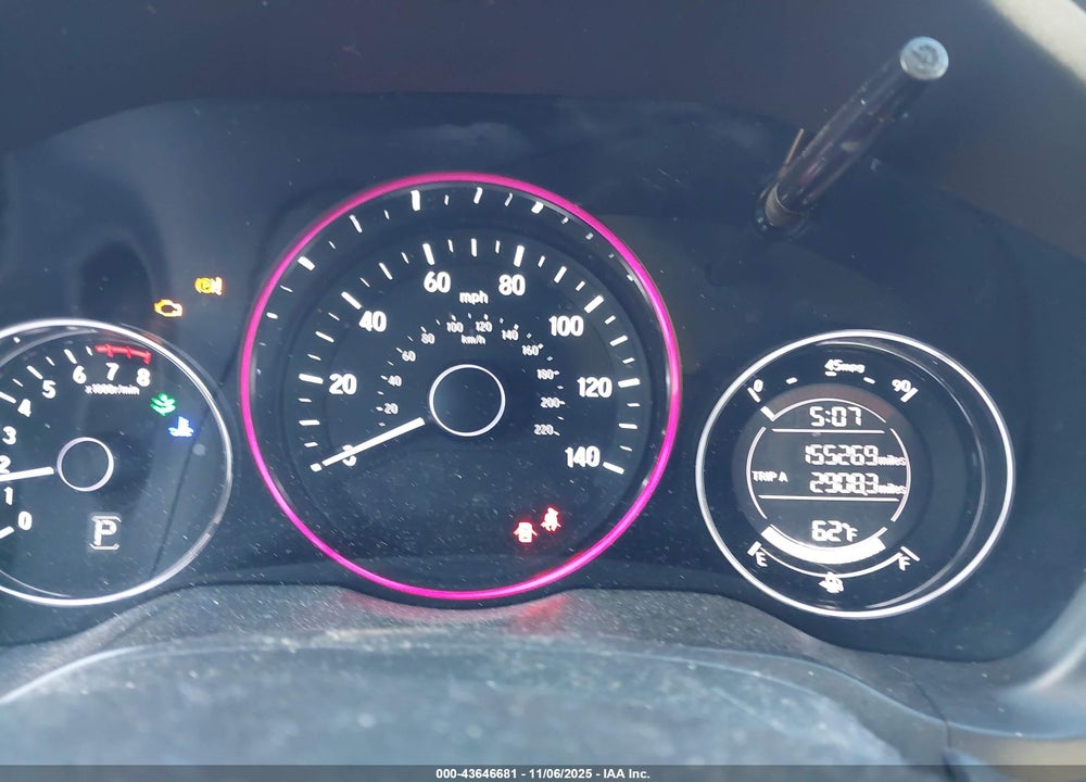 2017 HONDA HR-V LX VIN: 3CZRU5H36HM700700