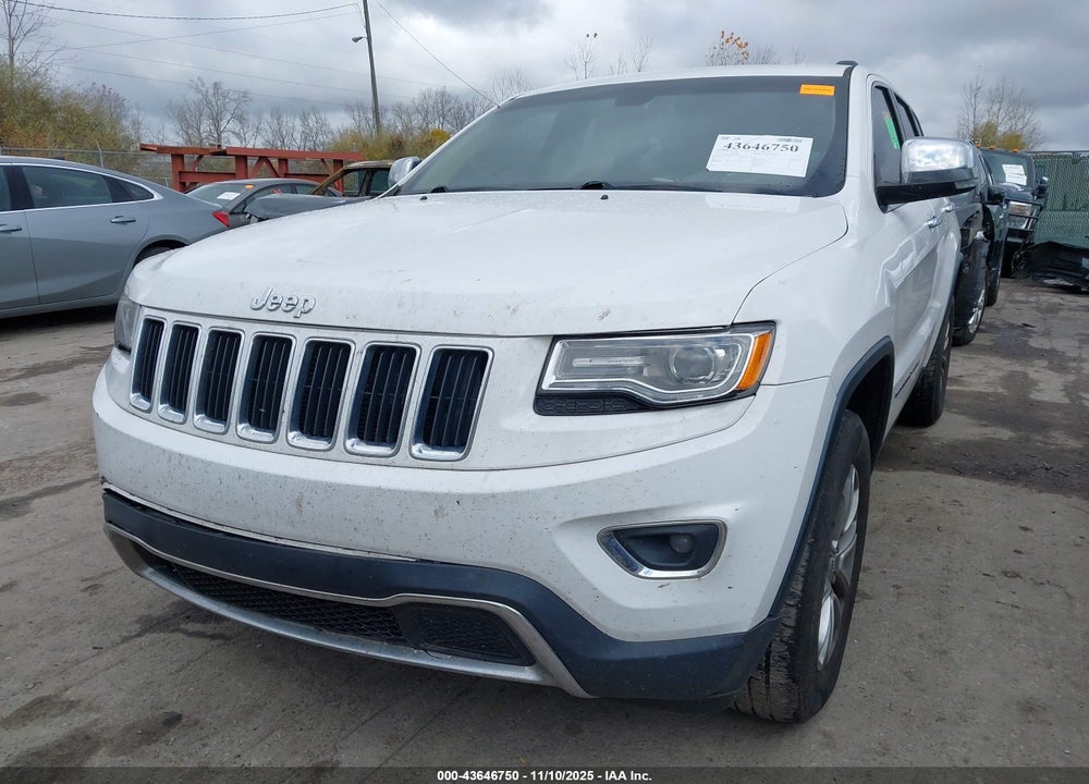 2015 JEEP GRAND CHEROKEE LIMITED VIN: 1C4RJEBGXFC792614