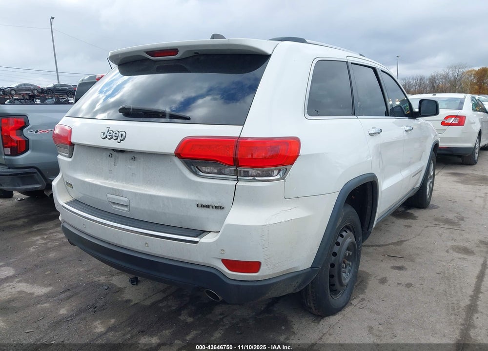2015 JEEP GRAND CHEROKEE LIMITED VIN: 1C4RJEBGXFC792614