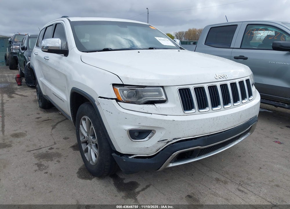 2015 JEEP GRAND CHEROKEE LIMITED VIN: 1C4RJEBGXFC792614
