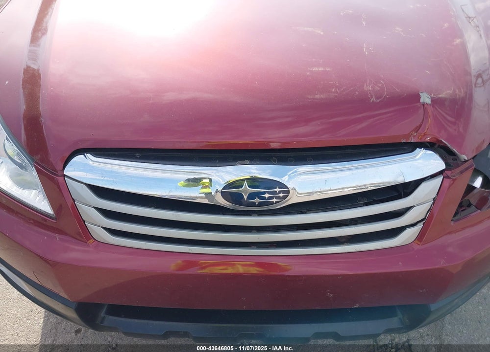 2011 SUBARU OUTBACK 2.5I PREMIUM VIN: 4S4BRBGC2B3326406