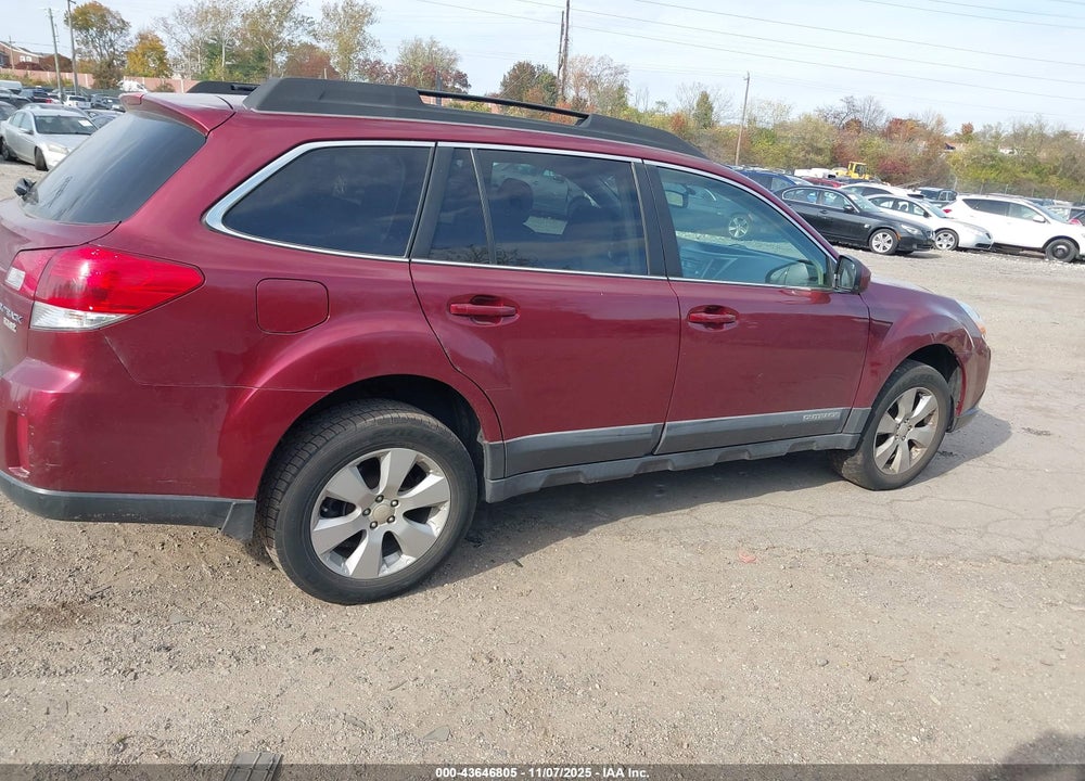 2011 SUBARU OUTBACK 2.5I PREMIUM VIN: 4S4BRBGC2B3326406