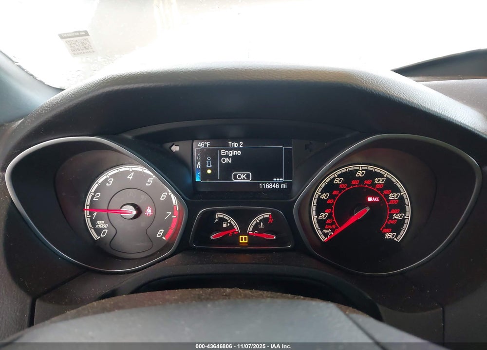 2014 FORD FOCUS ST VIN: 1FADP3L95EL211411