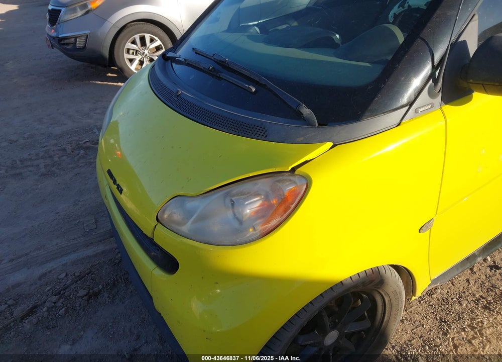 2008 SMART FORTWO PASSION/PURE VIN: WMEEJ31X98K175364