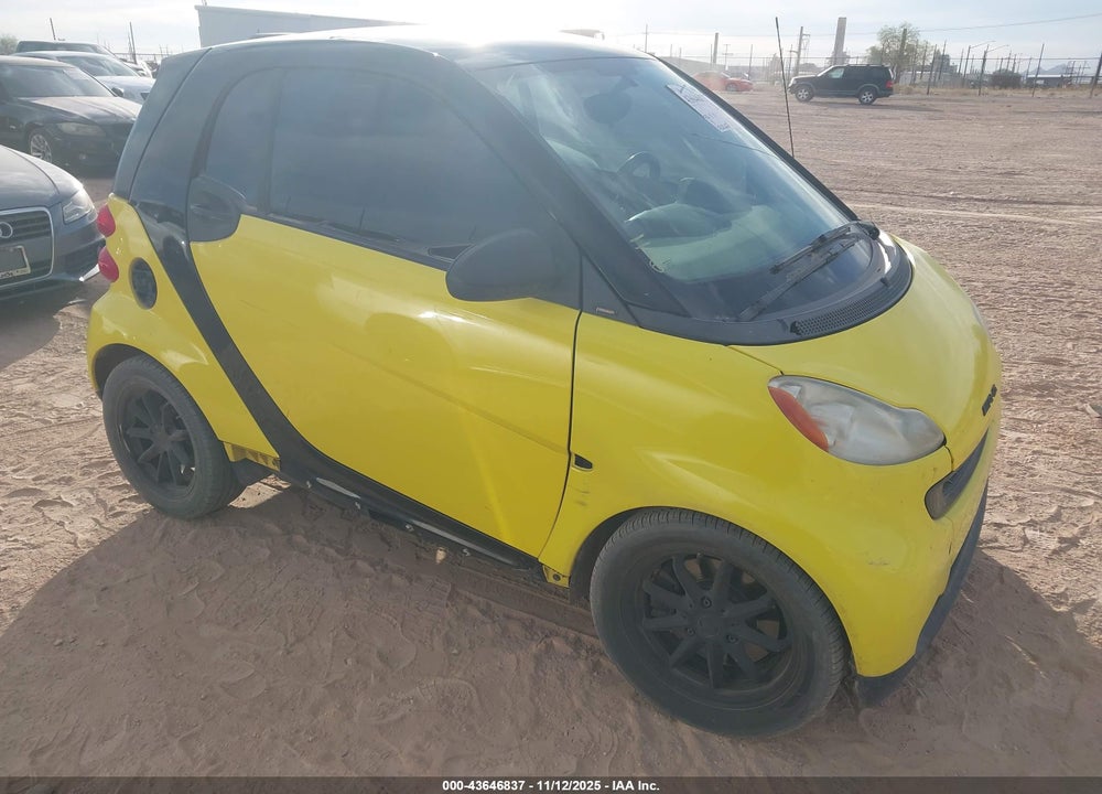 2008 SMART FORTWO PASSION/PURE VIN: WMEEJ31X98K175364