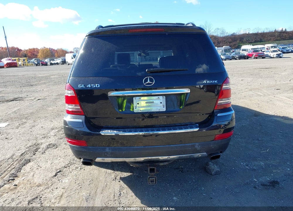 2008 MERCEDES-BENZ GL-CLASS VIN: 4JGBF71EX8A321460