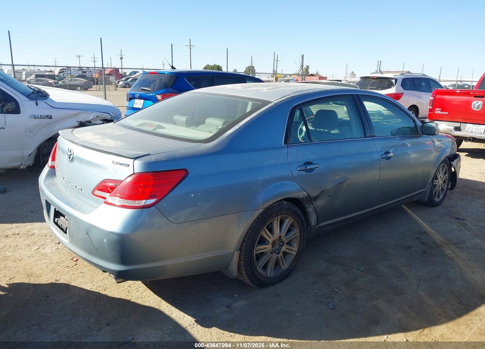 2006 TOYOTA AVALON LIMITED VIN: 4T1BK36B26U064776