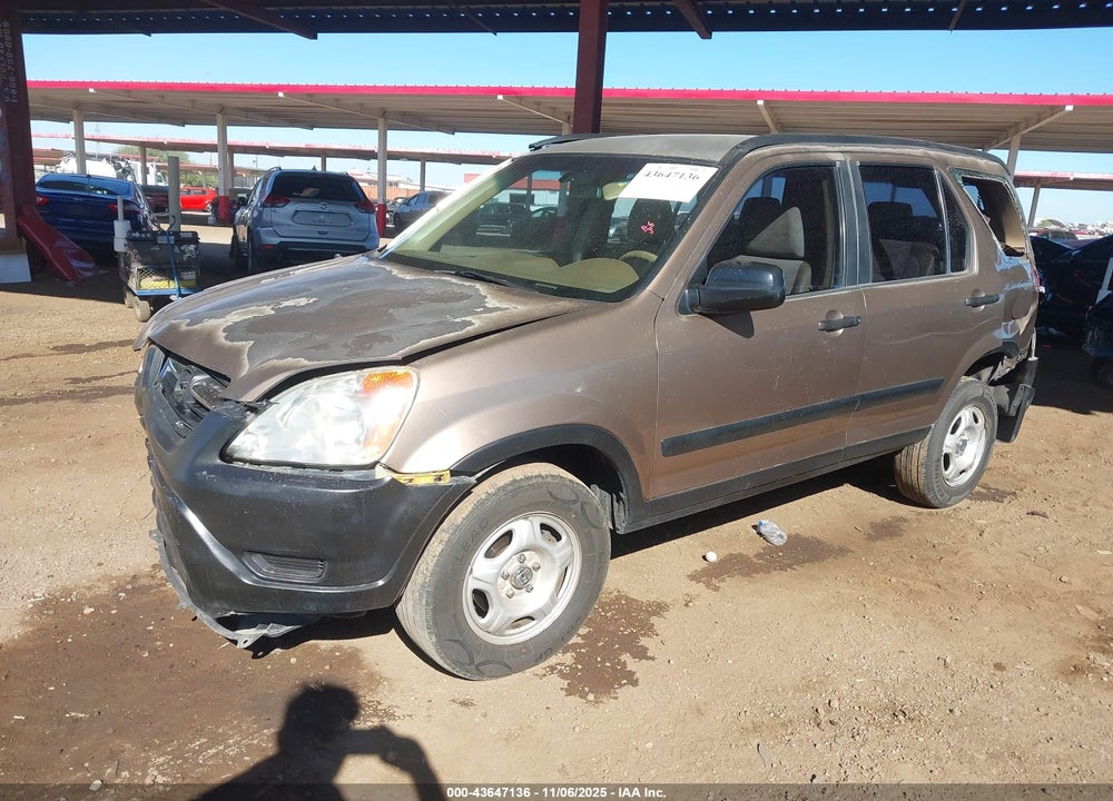 2002 HONDA CR-V LX VIN: JHLRD68442C019872