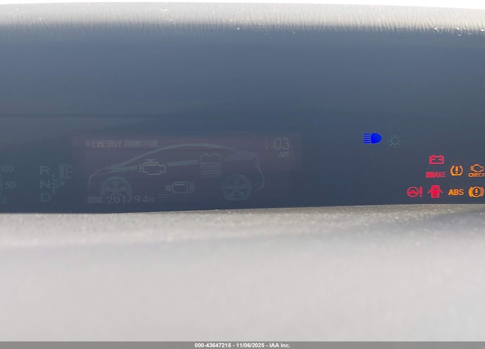 2010 TOYOTA PRIUS II VIN: JTDKN3DU2A0125429