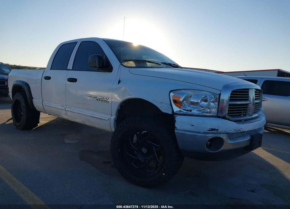 2006 DODGE RAM 1500 SLT VIN: 1D7HA18N76S597415
