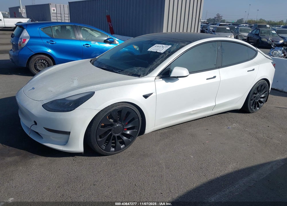 2023 TESLA MODEL 3 PERFORMANCE DUAL MOTOR ALL-WHEEL DRIVE VIN: 5YJ3E1EC5PF480684