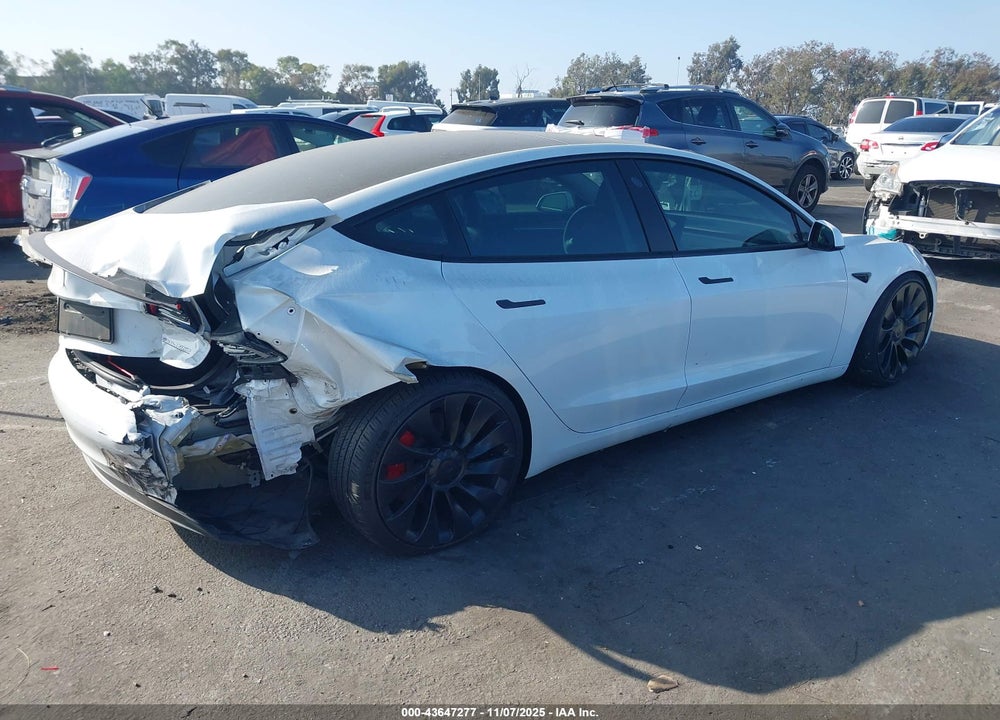 2023 TESLA MODEL 3 PERFORMANCE DUAL MOTOR ALL-WHEEL DRIVE VIN: 5YJ3E1EC5PF480684