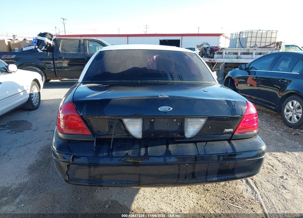 2011 FORD CROWN VICTORIA POLICE INTERCEPTOR VIN: 2FABP7BV0BX161450