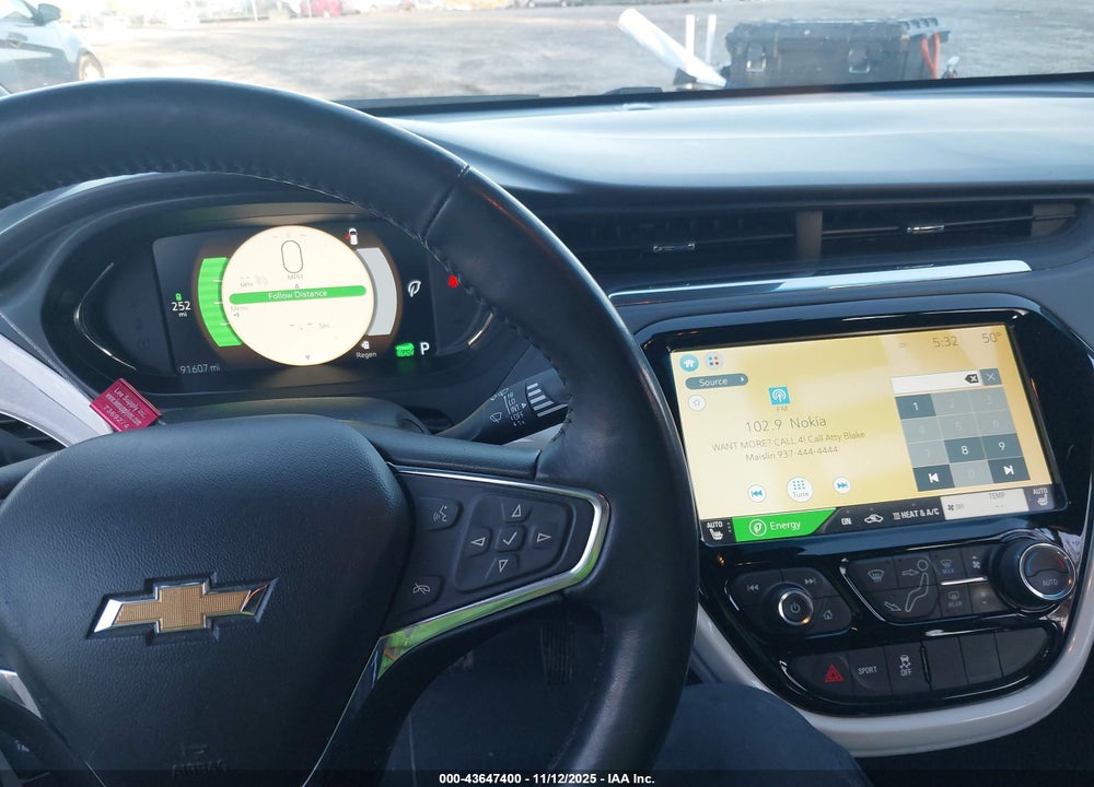 2017 CHEVROLET BOLT EV PREMIER VIN: 1G1FX6S00H4145896