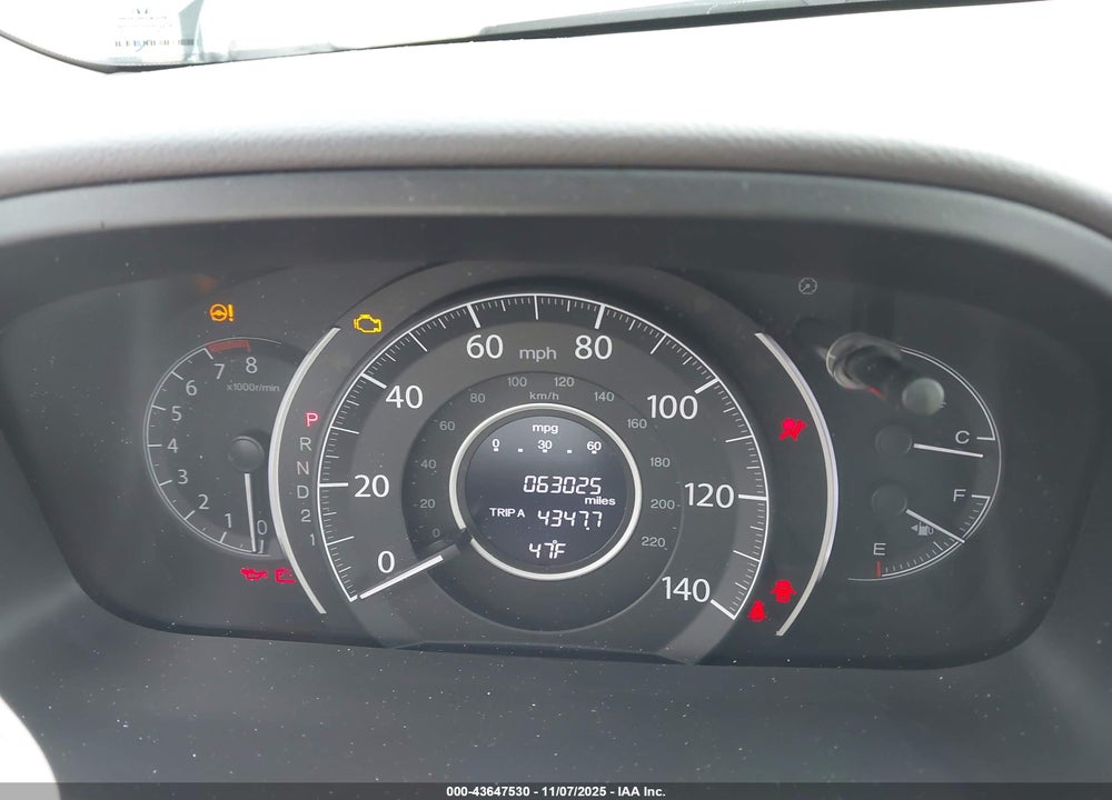 2014 HONDA CR-V EX-L VIN: 5J6RM4H72EL004412