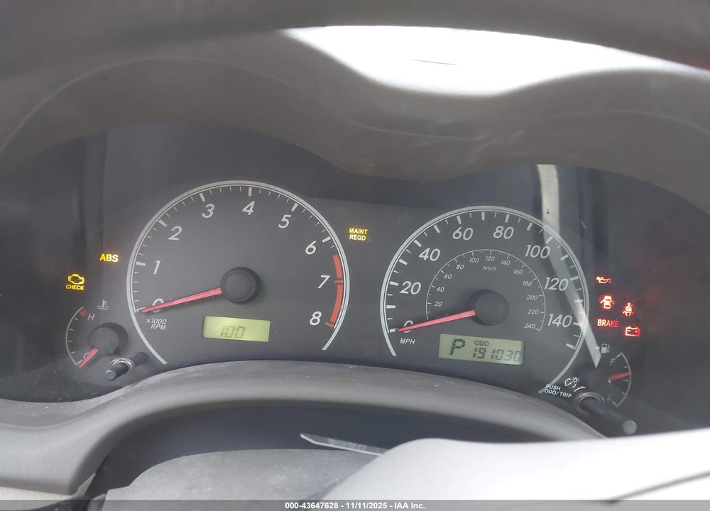 2009 TOYOTA COROLLA LE VIN: 1NXBU40E99Z118100