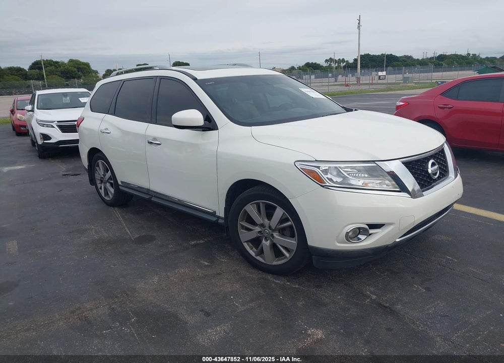 2015 NISSAN PATHFINDER PLATINUM VIN: 5N1AR2MN3FC618069