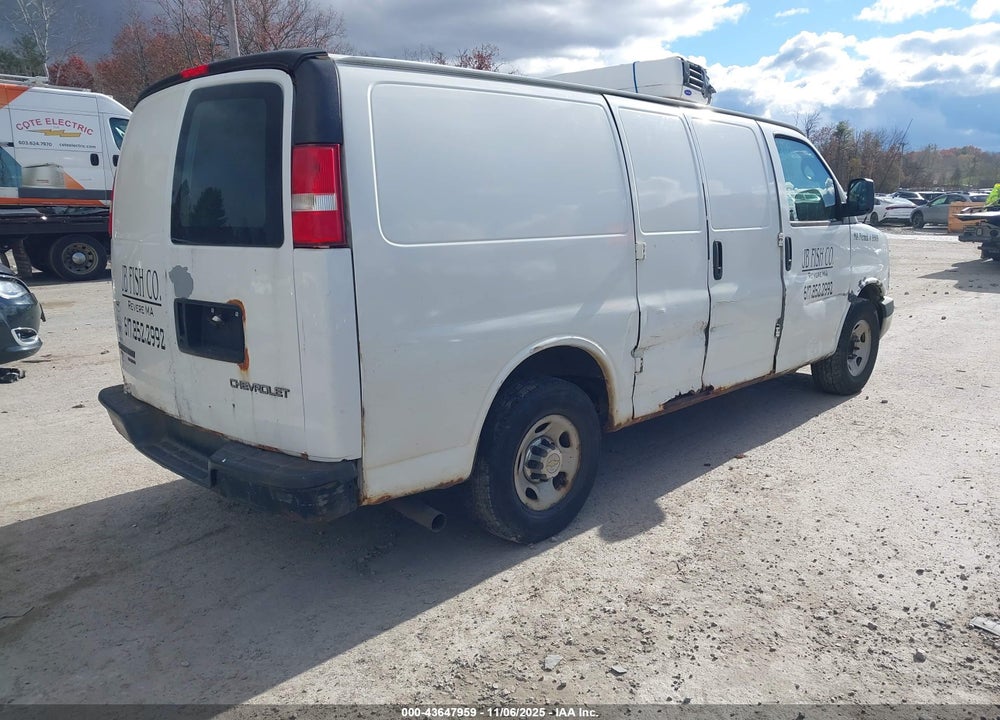 2013 CHEVROLET EXPRESS 2500 WORK VAN VIN: 1GCWGFBG9D1192280