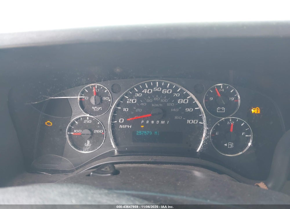 2013 CHEVROLET EXPRESS 2500 WORK VAN VIN: 1GCWGFBG9D1192280