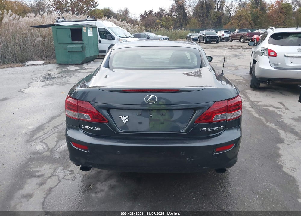 2010 LEXUS IS 250C VIN: JTHFF2C24A2508509