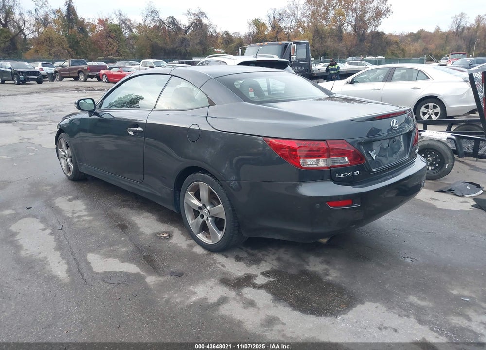 2010 LEXUS IS 250C VIN: JTHFF2C24A2508509