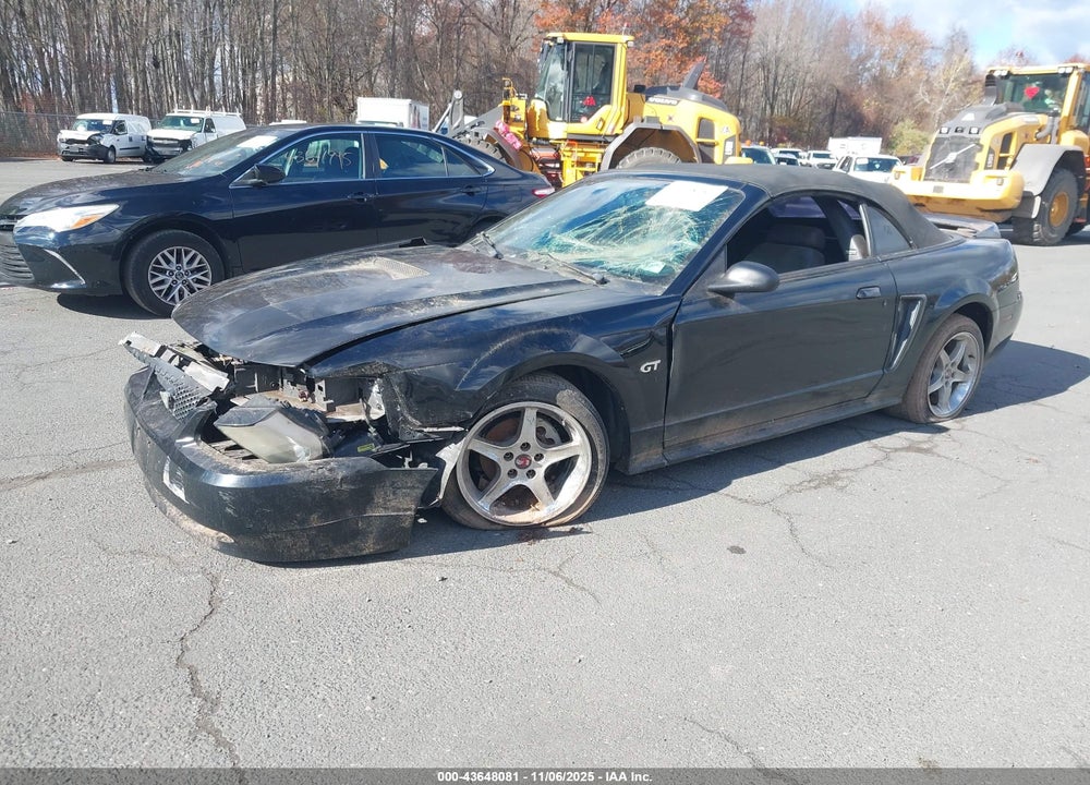 2000 FORD MUSTANG GT VIN: 1FAFP45X7YF143335