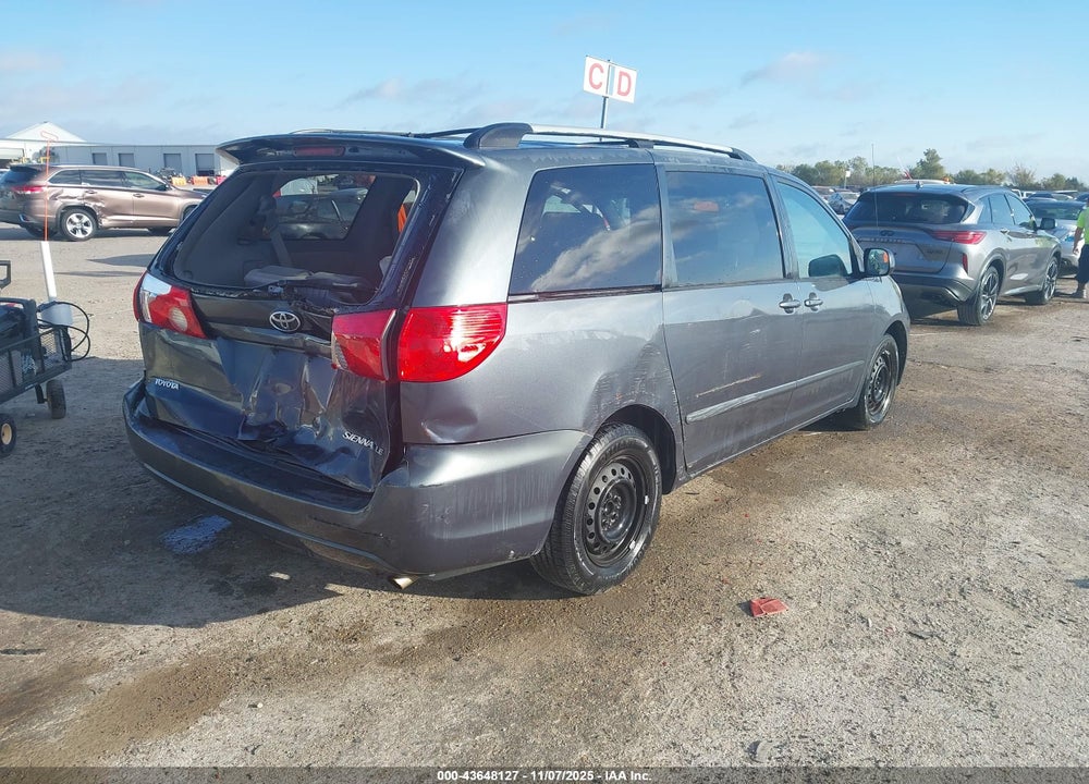 2008 TOYOTA SIENNA LE VIN: 5TDZK23C58S211271