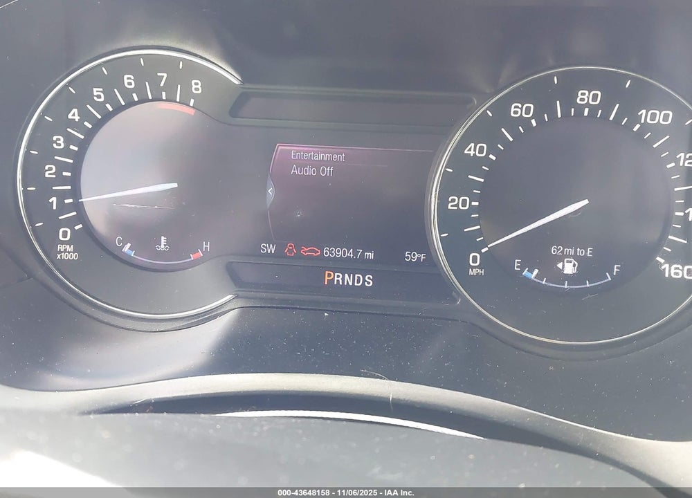 2013 LINCOLN MKZ VIN: 3LN6L2J98DR806082