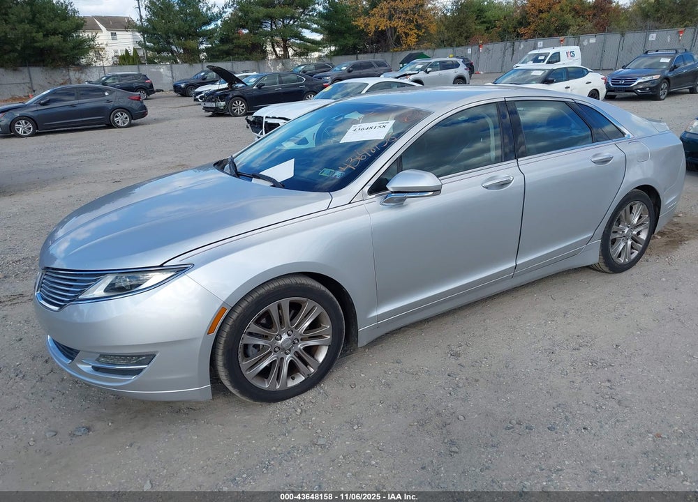 2013 LINCOLN MKZ VIN: 3LN6L2J98DR806082