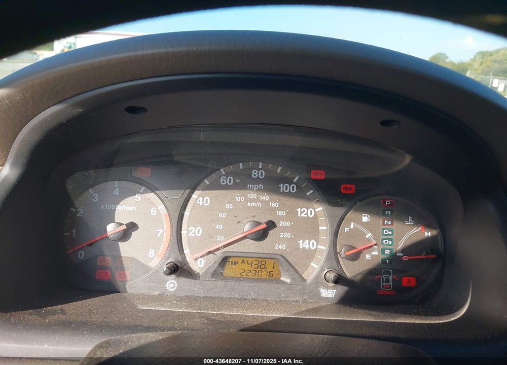 2001 HONDA ACCORD 3.0 EX VIN: 1HGCG225X1A024400