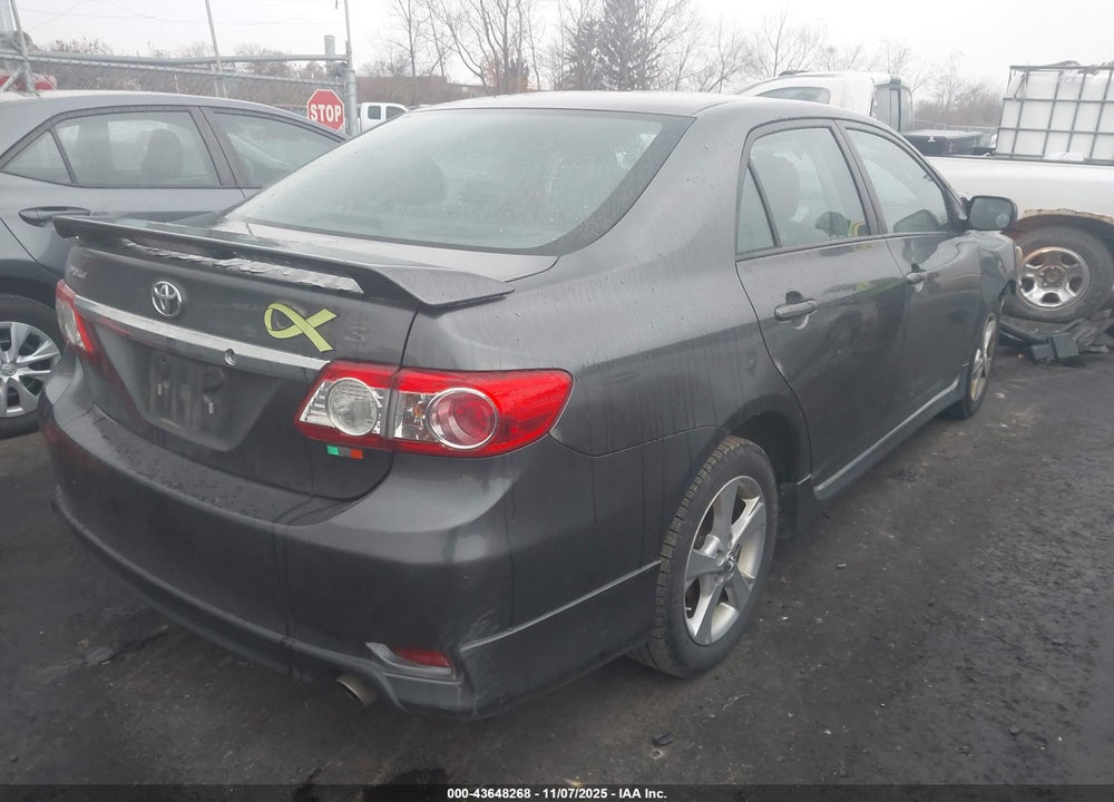 2011 TOYOTA COROLLA S VIN: 2T1BU4EE3BC593399
