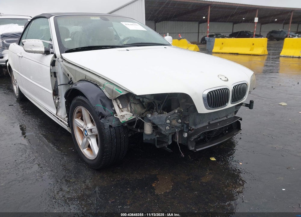 2003 BMW 325CI VIN: WBABS33423PG90171