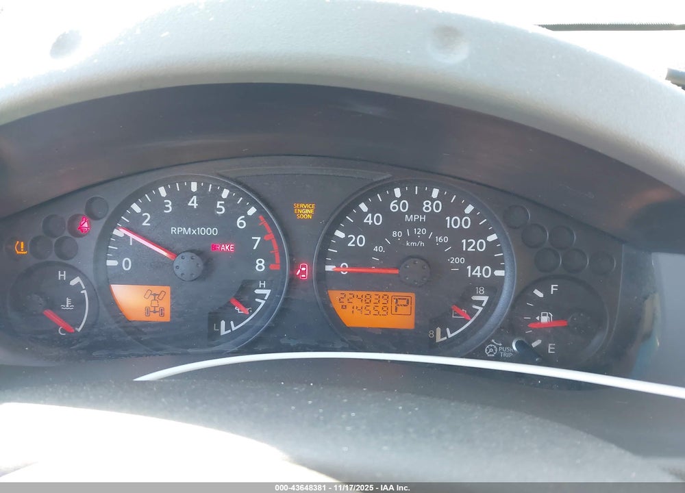 2006 NISSAN XTERRA VIN: 5N1AN08W86C552024