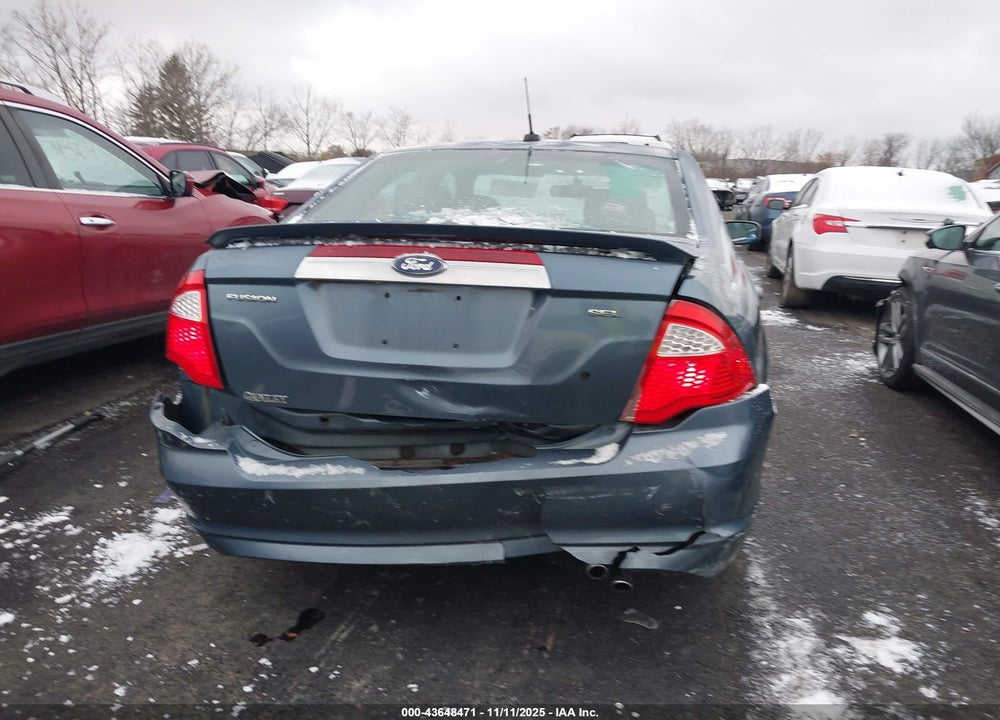 2012 FORD FUSION SEL VIN: 3FAHP0JA4CR104927