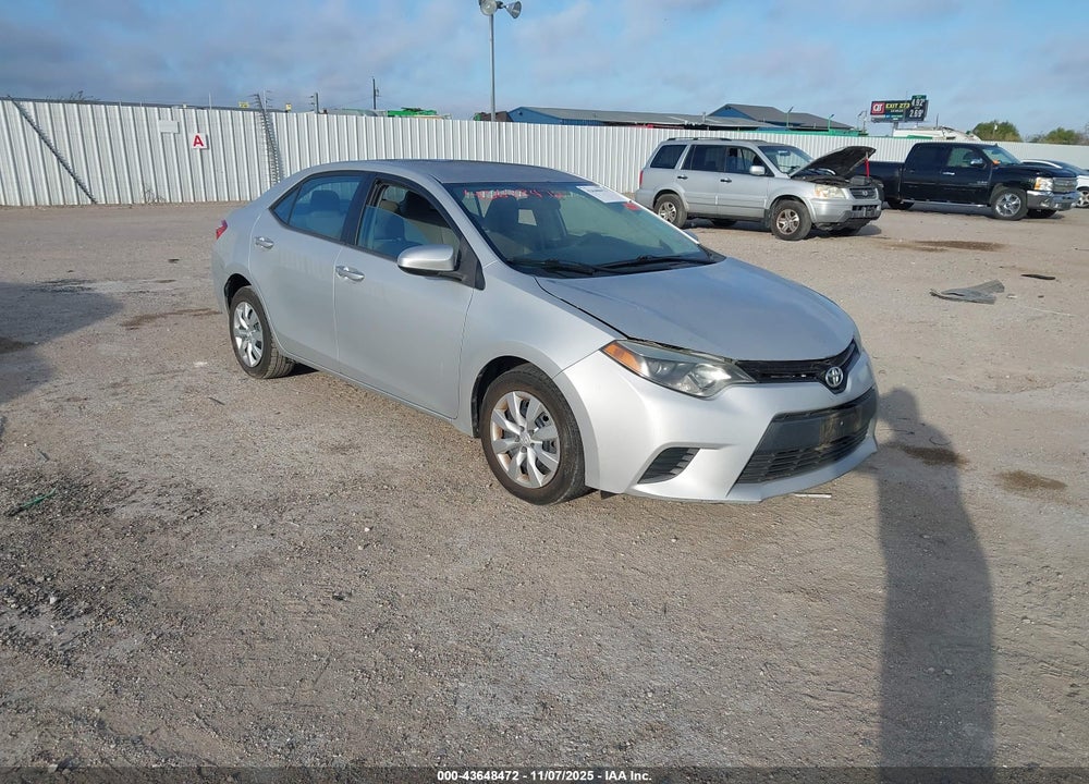 2014 TOYOTA COROLLA LE VIN: 2T1BURHE5EC131343