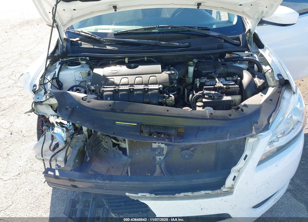 2015 NISSAN SENTRA SV VIN: 3N1AB7APXFY263813