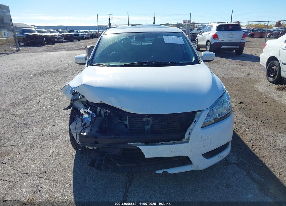 2015 NISSAN SENTRA SV VIN: 3N1AB7APXFY263813