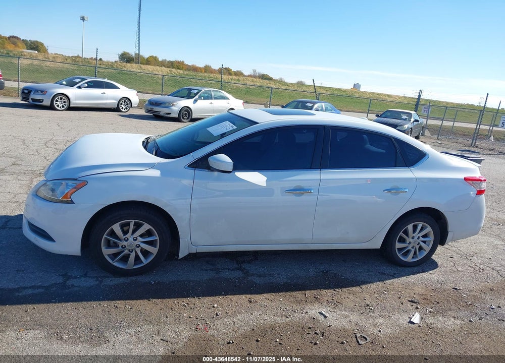 2015 NISSAN SENTRA SV VIN: 3N1AB7APXFY263813