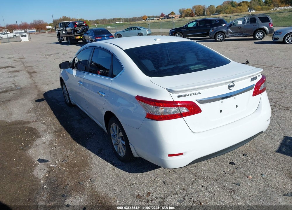 2015 NISSAN SENTRA SV VIN: 3N1AB7APXFY263813