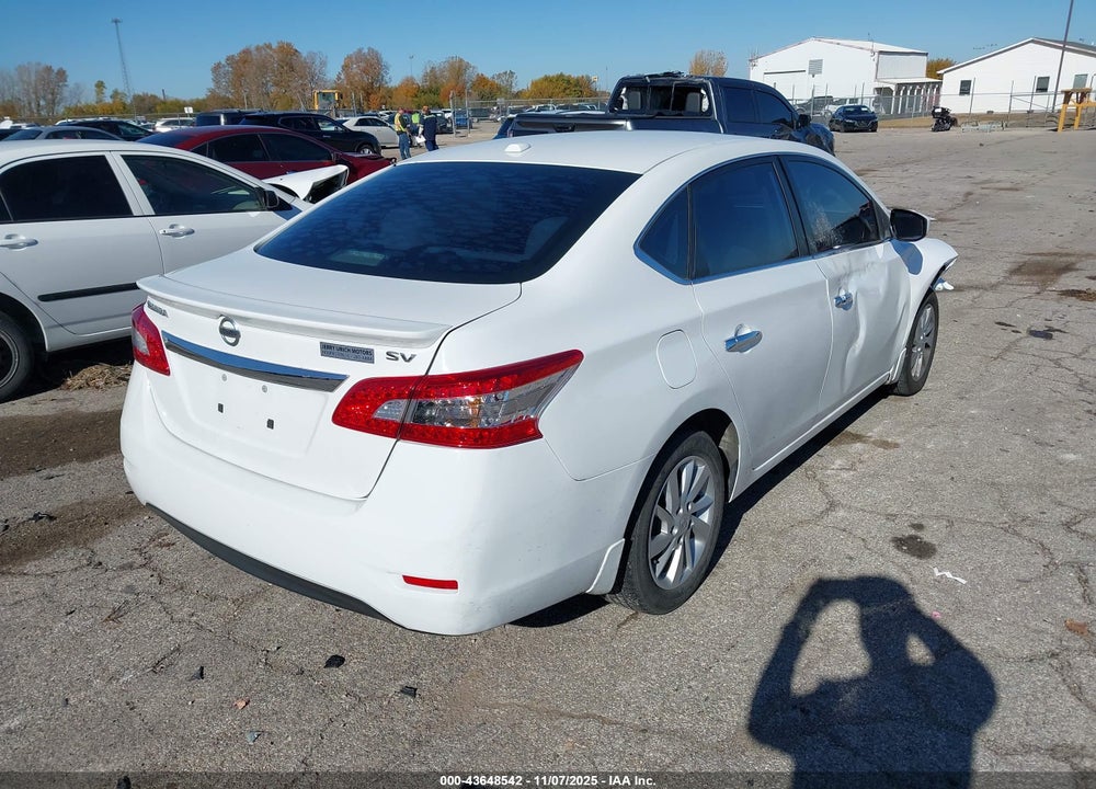 2015 NISSAN SENTRA SV VIN: 3N1AB7APXFY263813