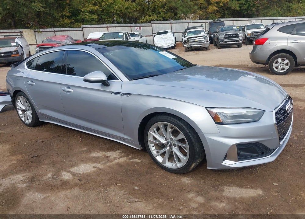 2020 AUDI A5 SPORTBACK PREMIUM 45 TFSI QUATTRO S TRONIC VIN: WAUANCF5XLA008659