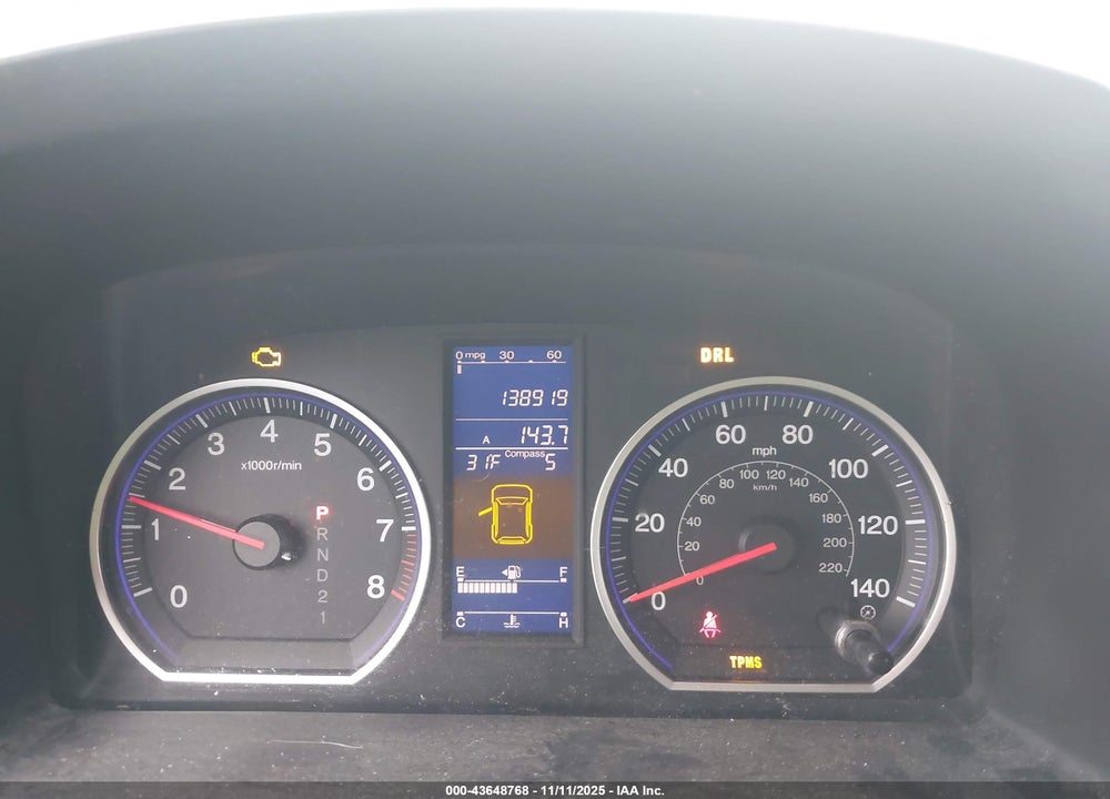 2011 HONDA CR-V VIN: 5J6RE4H55BL072372