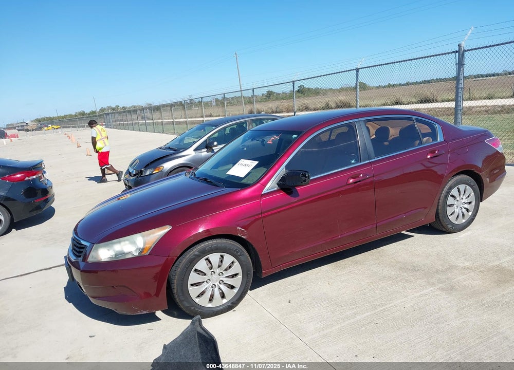 2010 HONDA ACCORD 2.4 LX VIN: 1HGCP2F32AA056458