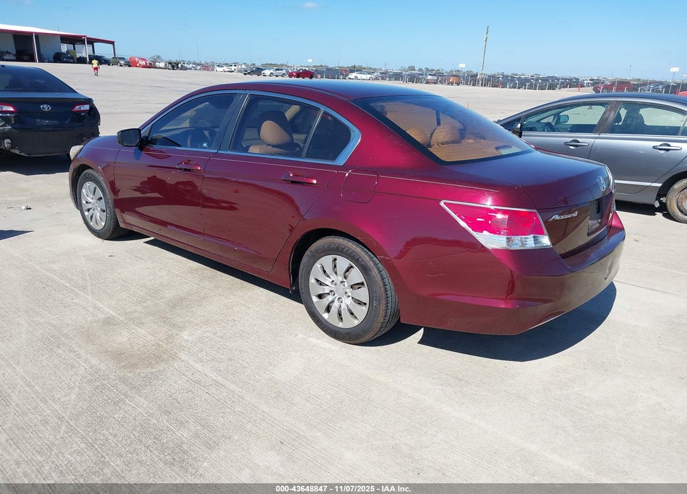 2010 HONDA ACCORD 2.4 LX VIN: 1HGCP2F32AA056458