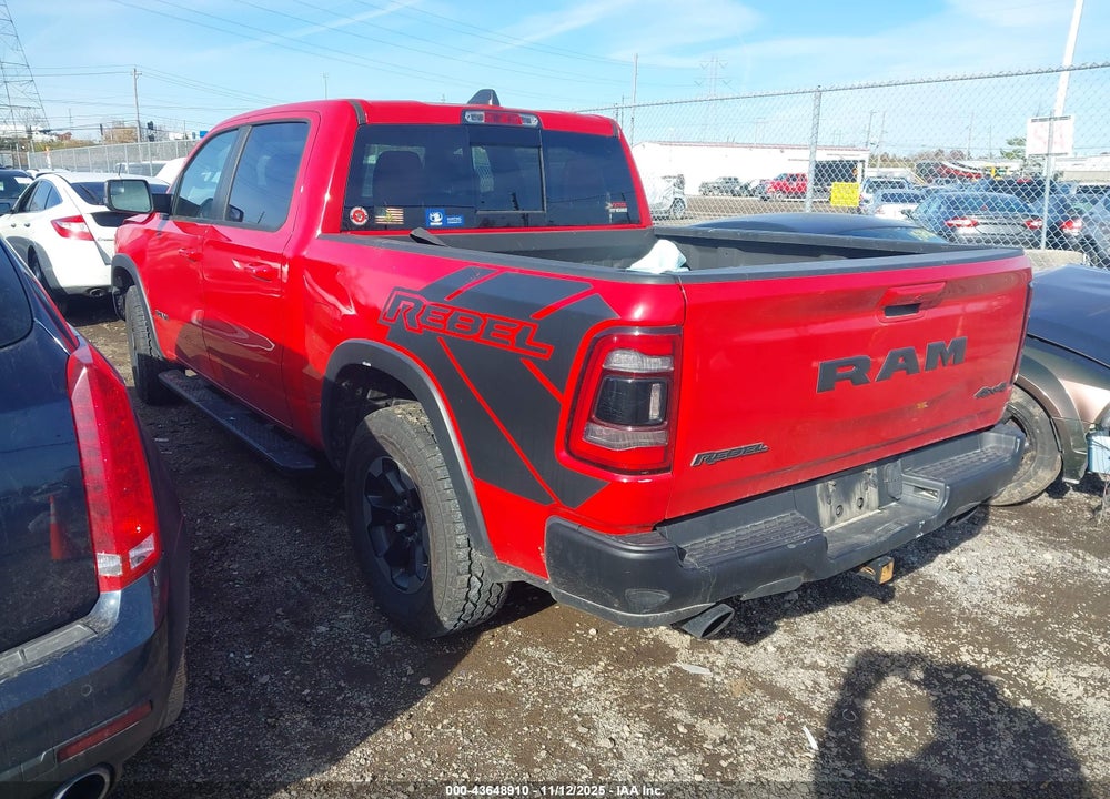 2020 RAM 1500 REBEL 4X4 5'7 BOX VIN: 1C6SRFLT5LN118664