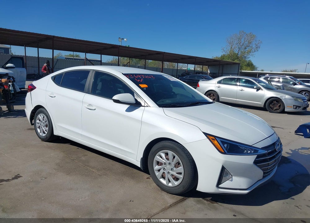 2019 HYUNDAI ELANTRA SE VIN: 5NPD74LF5KH497136