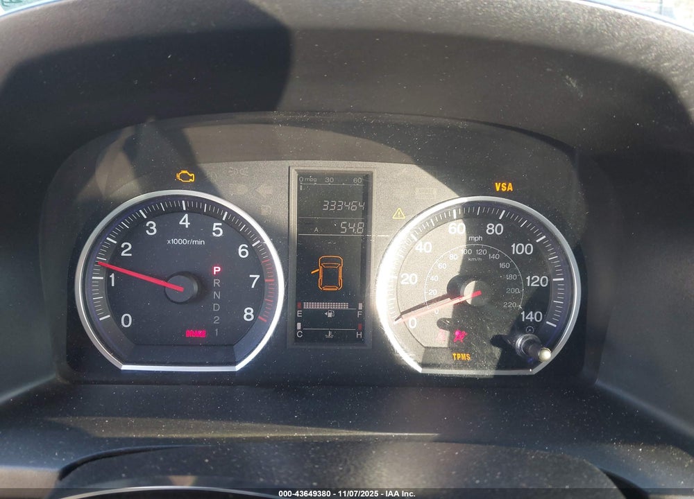 2007 HONDA CR-V VIN: 5J6RE48727L007391